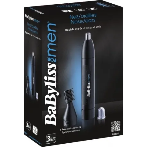 Trimmer pentru bărbați BaByliss E652E, Negru