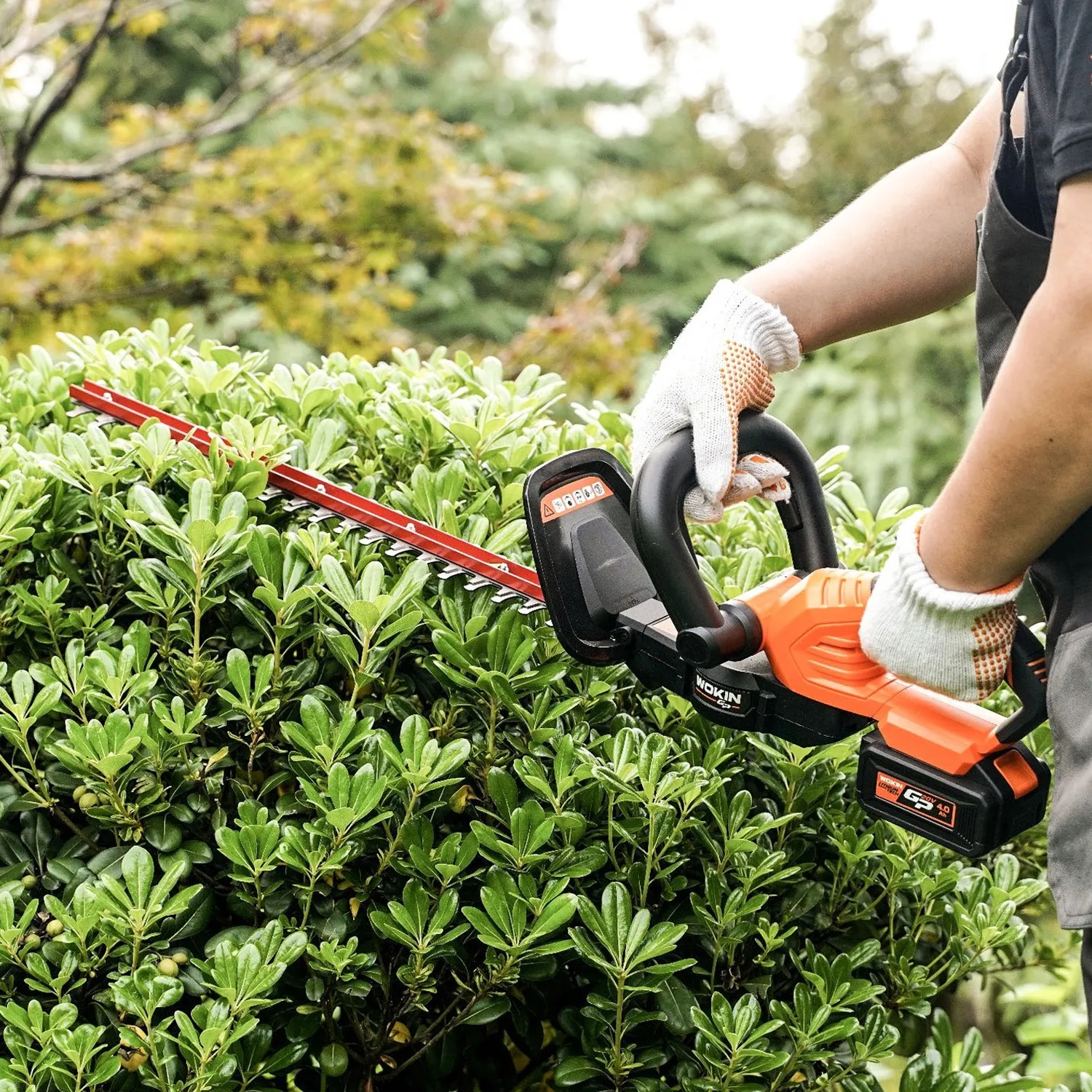 Trimmer gard viu pe acumulator WOKIN 20V LI-ION (fara acumulator)