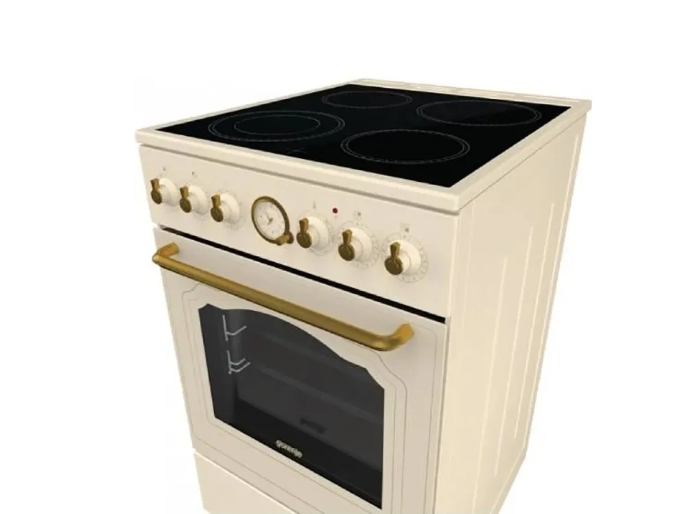 Plită electrică Gorenje GECS 5B70 CLI, Bej
