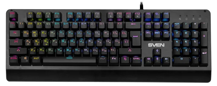 Tastatură SVEN KB-G9700, Cu fir, Negru