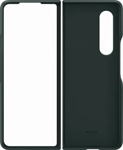 Husă tip carte Samsung Leather Cover for Galaxy Z Fold 3, Verde