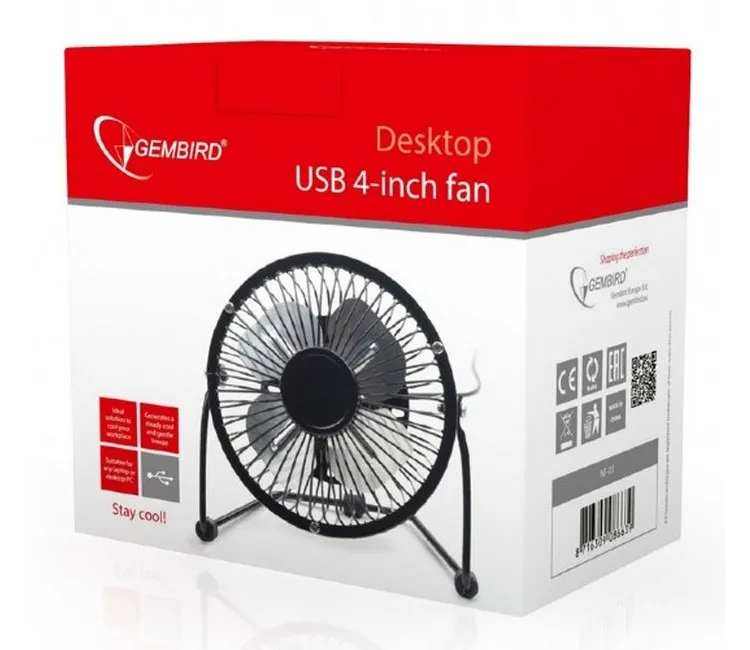 Ventilator Gembird NF-03, Negru