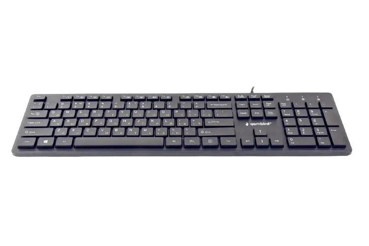 Tastatură Gembird KB-MCH-03-RU, Cu fir, Negru