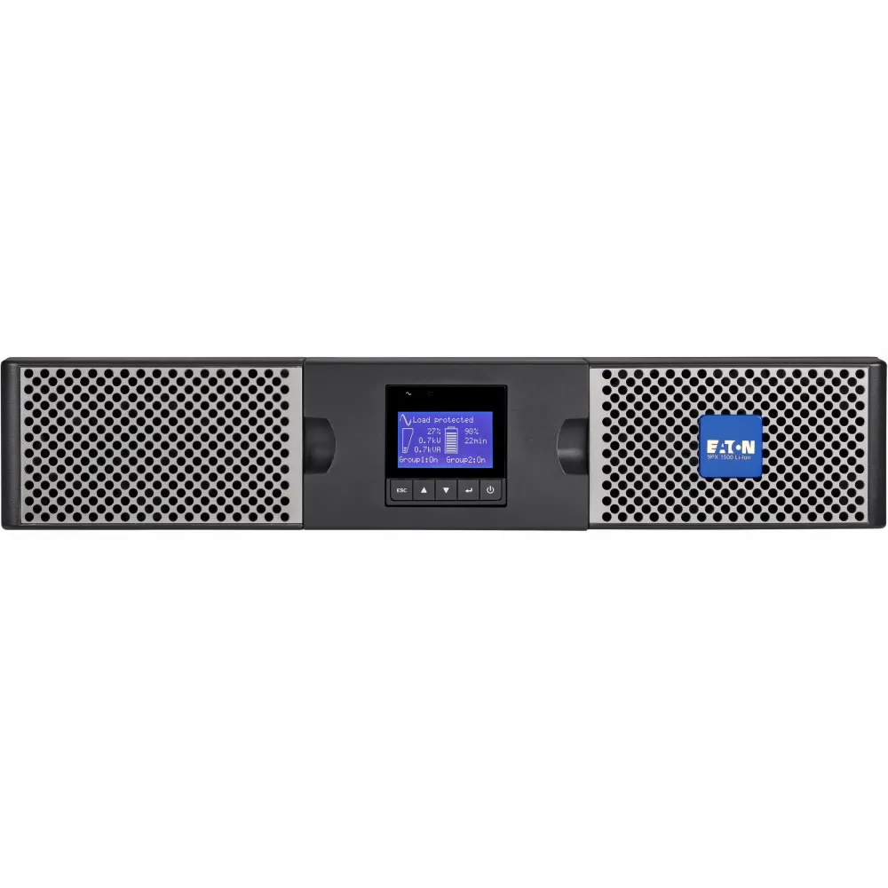 Sursă de alimentare neîntreruptibilă Eaton 9PX1500IRT2U-L, Online, 1500VA, Turn/Montare pe rafturi 
