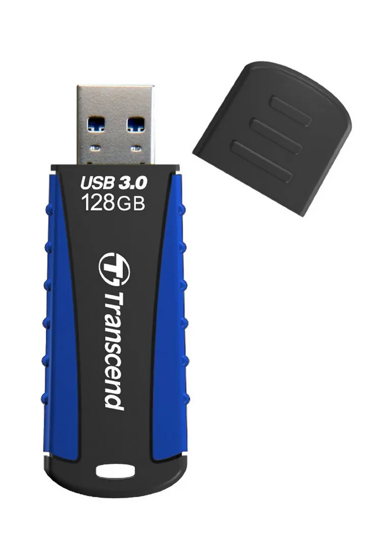 Memorie USB Transcend JetFlash 810, 128GB, Negru/Albastru