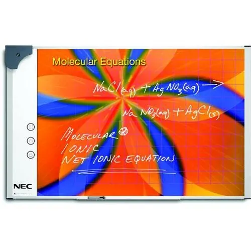 Tablă de proiecție NEC 78" 4:3, 100013012, Magnetică, Albă