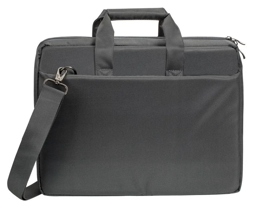 Geantă pentru Laptop RivaCase Central, 15.6", Poliester, Gri