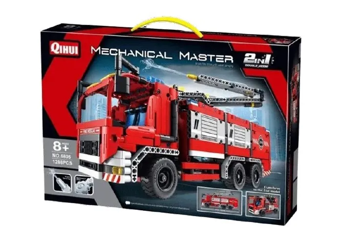 Constructor XTech Mini Fire Truck with Water Spraying