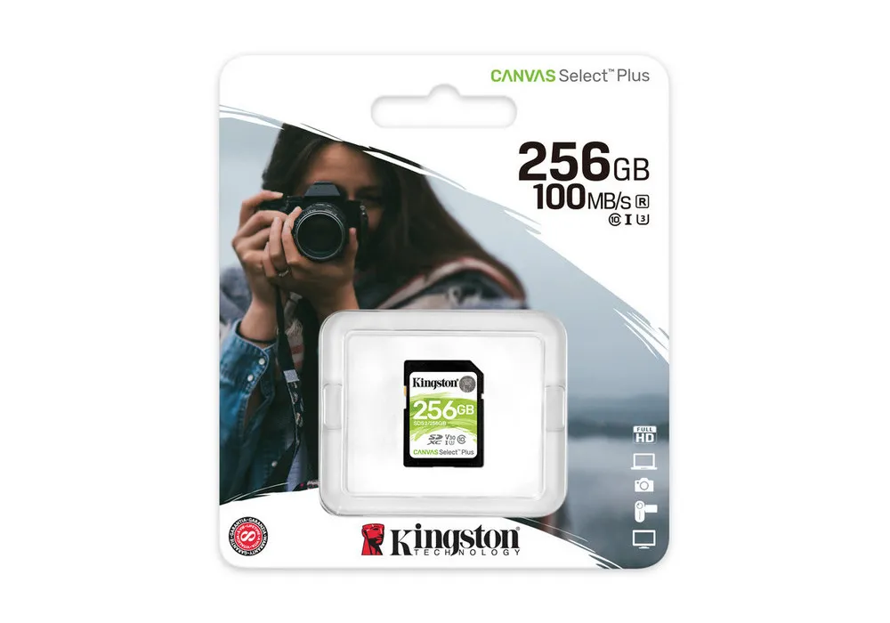 Card de Memorie Kingston Canvas Select Plus, 256GB (SDS2/256GB)
