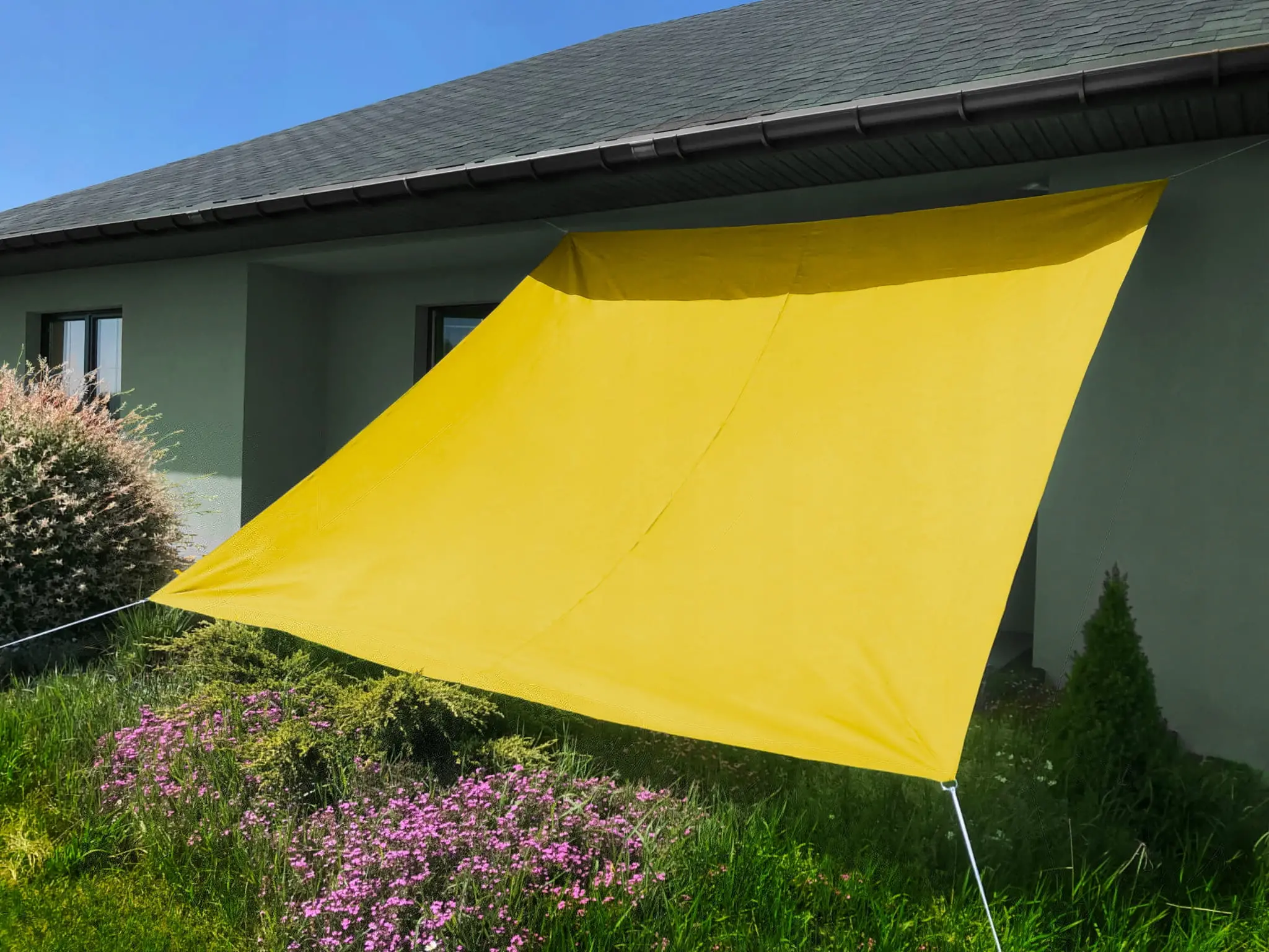 Pinza de umbra patrata JUMI (galbena) 3.6x3.6m