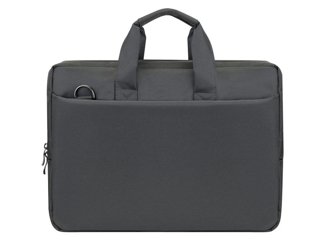 Geantă pentru Laptop RivaCase Central, 15.6", Poliester, Gri