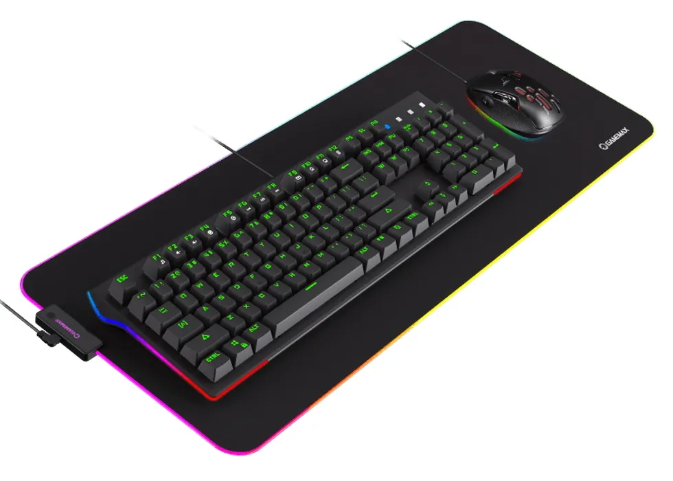 Mouse Pad pentru jocuri Gamemax GMP-003, Extra Large, Negru