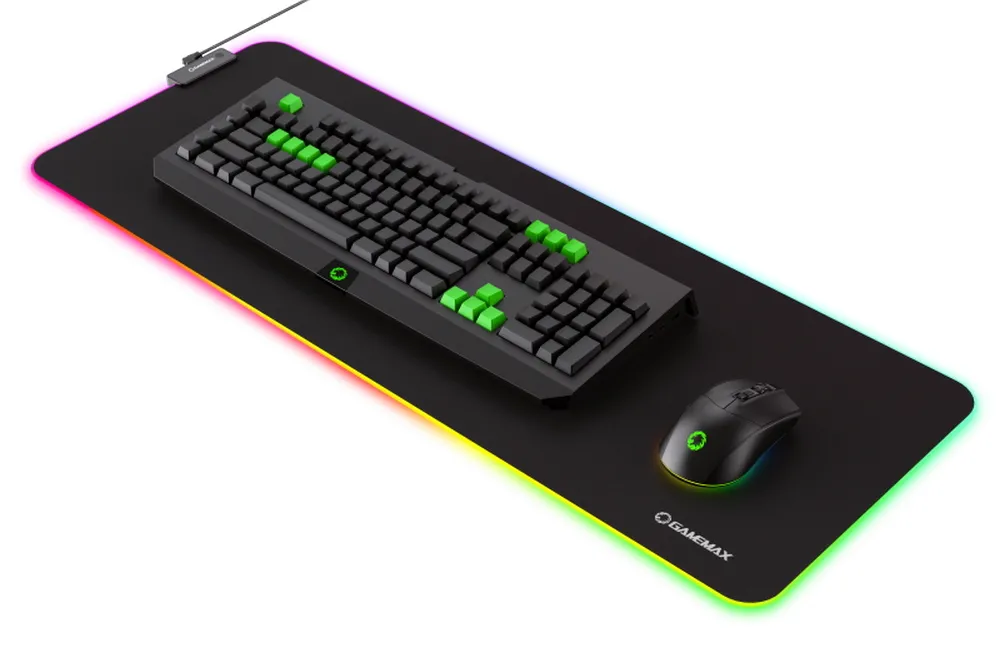Mouse Pad pentru jocuri Gamemax GMP-003, Extra Large, Negru