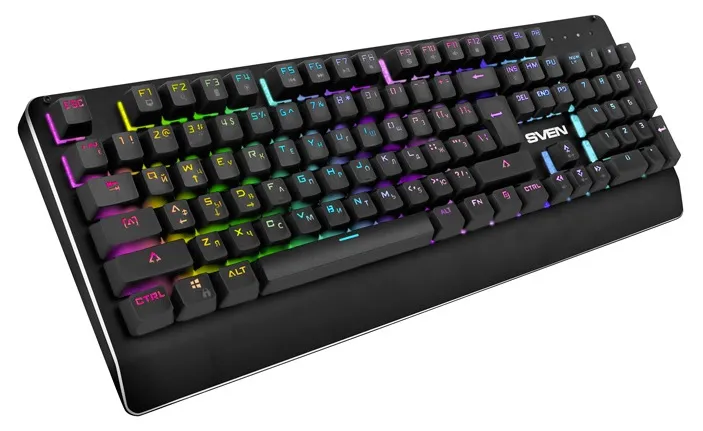 Tastatură SVEN KB-G9700, Cu fir, Negru