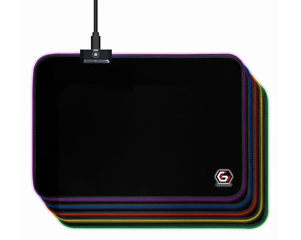 Mouse Pad pentru jocuri Gembird MP-GAMELED, Medium, Negru