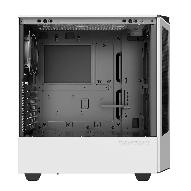 Carcasă PC Gamemax T801WT, Midi-Tower, ATX, Alb
