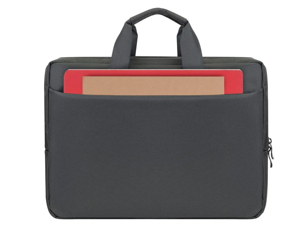 Geantă pentru Laptop RivaCase Central, 15.6", Poliester, Gri