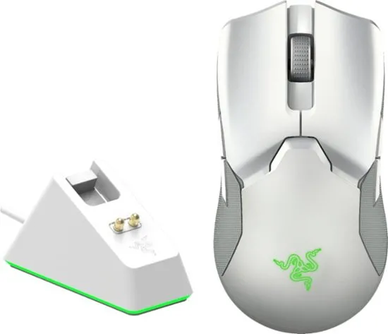 Gaming Mouse RAZER Viper Ultimate with Charging Dock, Alb