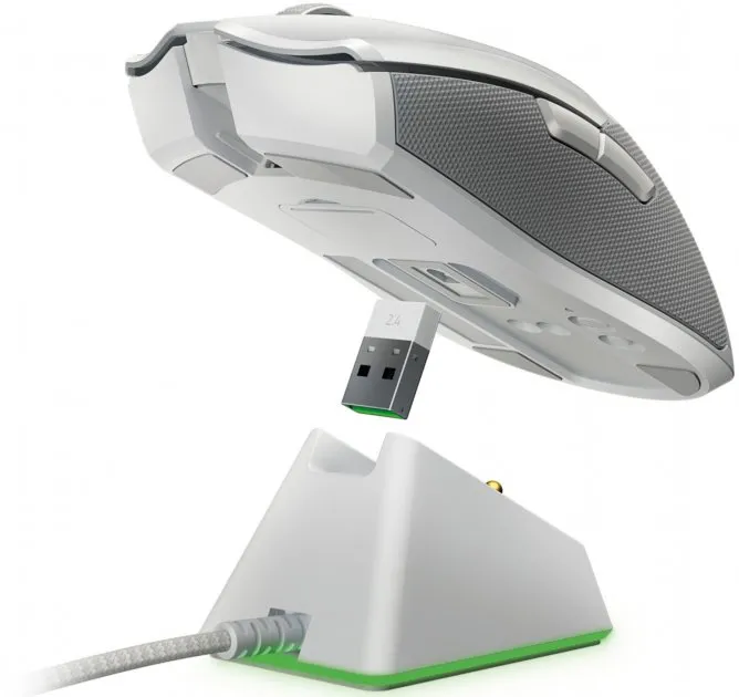 Gaming Mouse RAZER Viper Ultimate with Charging Dock, Alb
