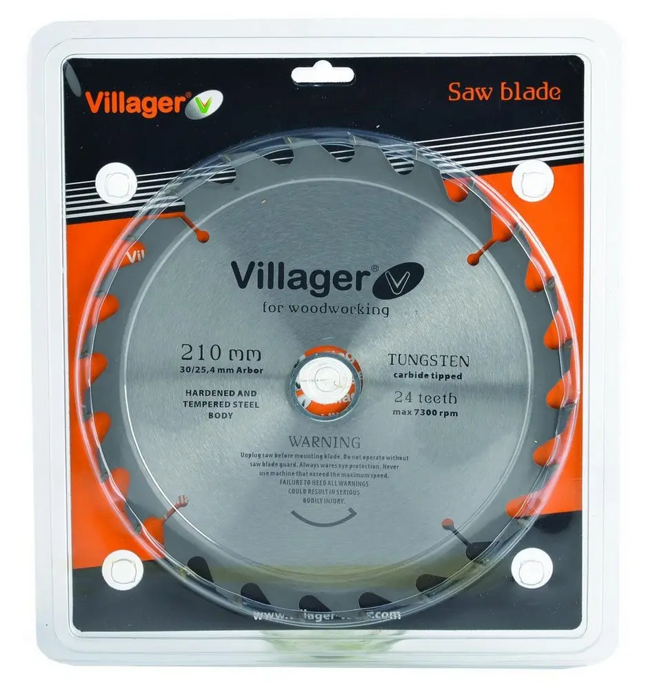Disc de taiere lemn Villager 210*30/25:4x2:4*24T
