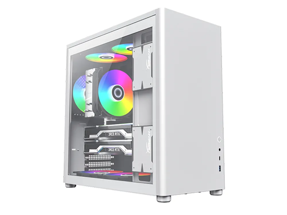 Carcasă PC Gamemax SPARK Pro, Mini-Tower, ATX, Alb