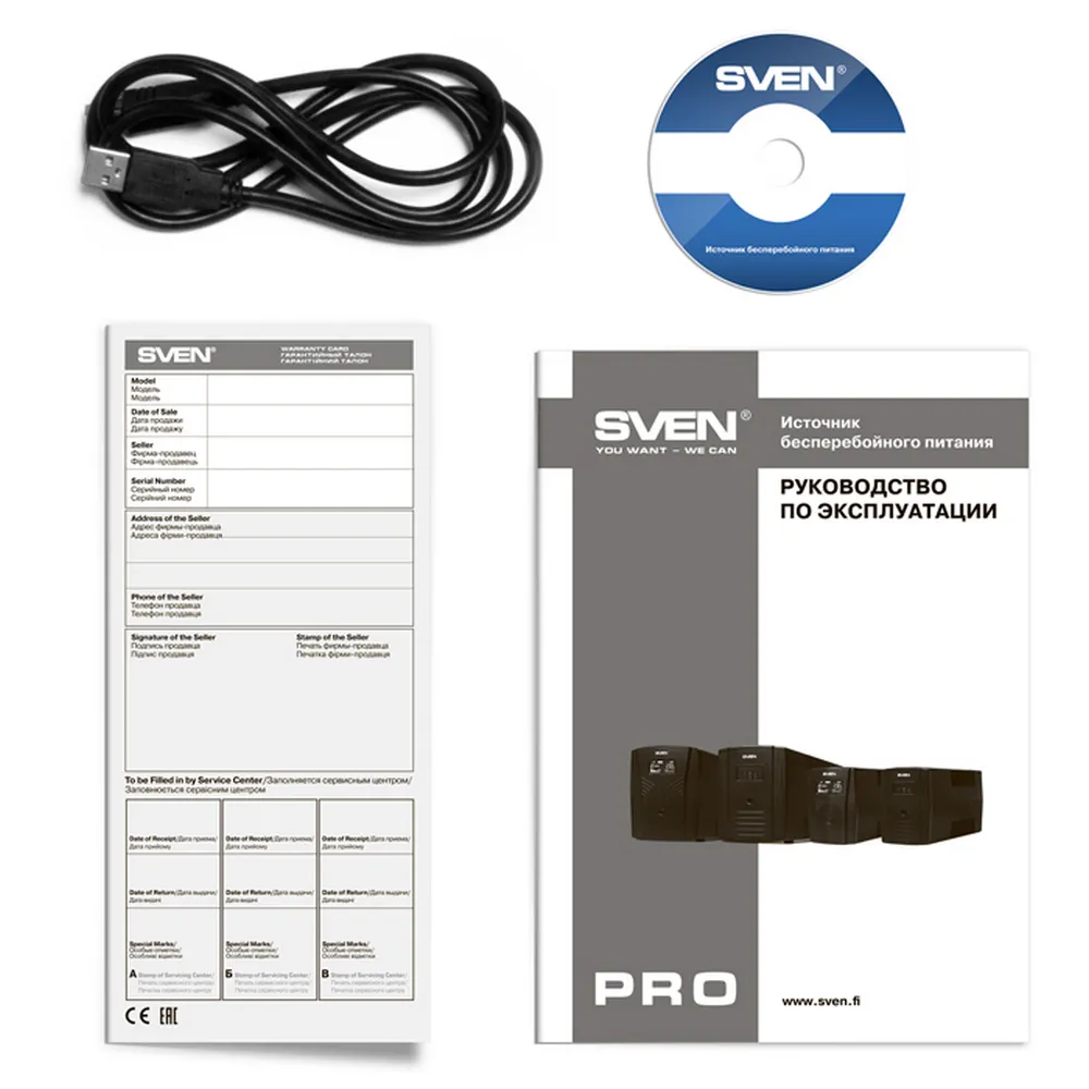 Sursă de alimentare neîntreruptibilă SVEN Pro 1500 LCD, Linear-interactiv, 1500VA, Turn