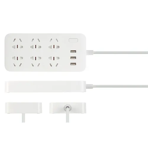 Încărcător Xiaomi Mi Power Strip 3 USB, 5W, Alb
