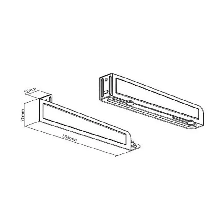 Suporturi universale Gembird WM-U35-01-W, Alb