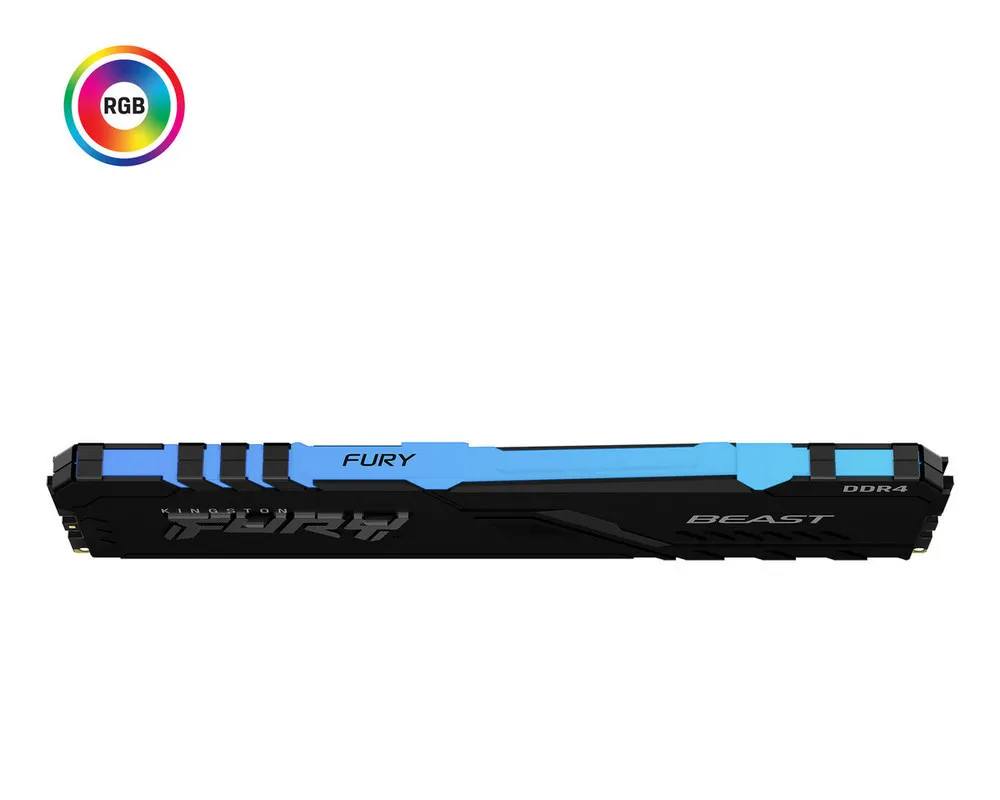 Memorie RAM Kingston FURY Beast RGB, DDR4 SDRAM, 3200 MHz, 16GB, KF432C16BB1A/16