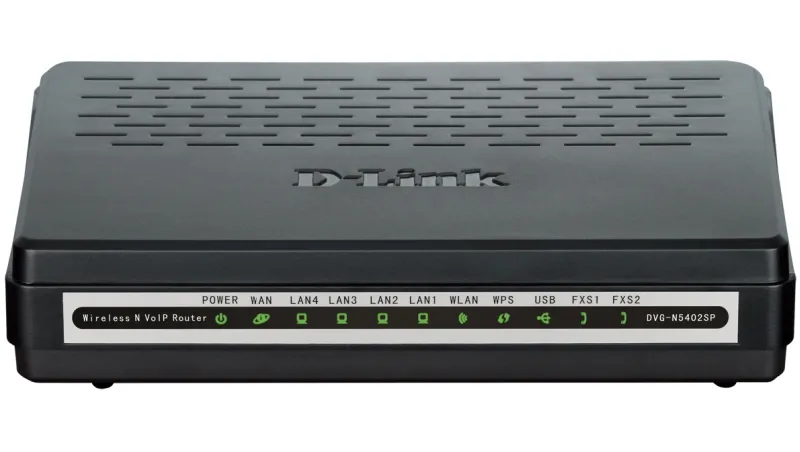 Router VoIP D-Link DVG-N5402SP/2S1U, Negru