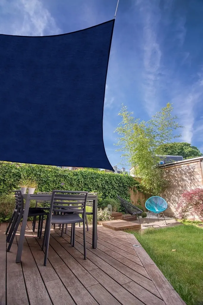 Pinza de umbra patrata JUMI (bleumarin) 3.6x3.6m
