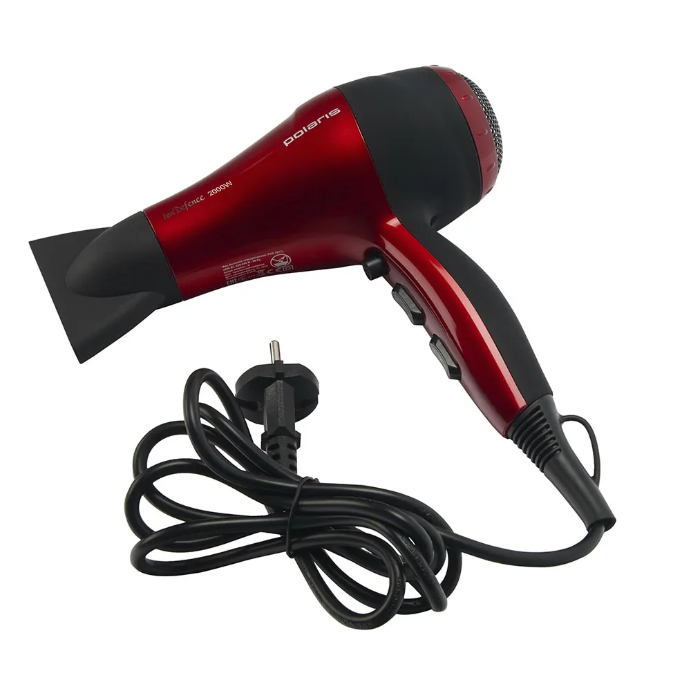 Uscător de păr Polaris PHD 2077i, 2000 W, Rosu | Negru
