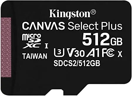 Card de Memorie Kingston Canvas Select Plus, 512GB (SDS2/512GB)