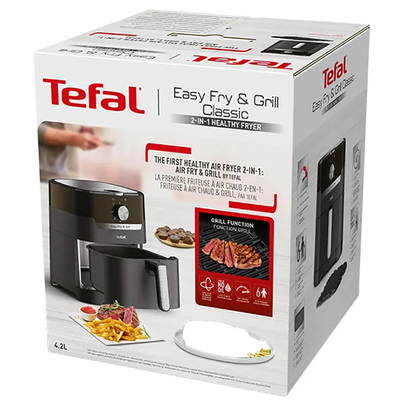 Multicuptor Tefal EY501815, Negru | Argintiu