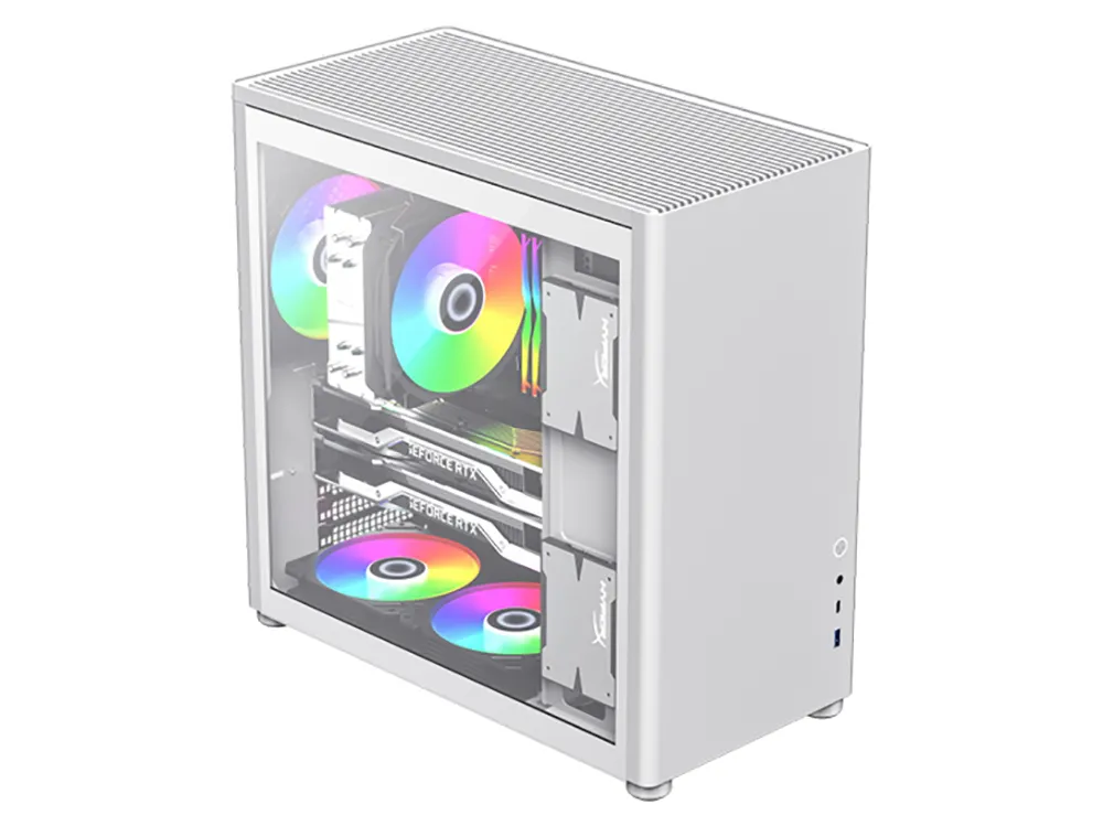 Carcasă PC Gamemax SPARK Pro, Mini-Tower, ATX, Alb
