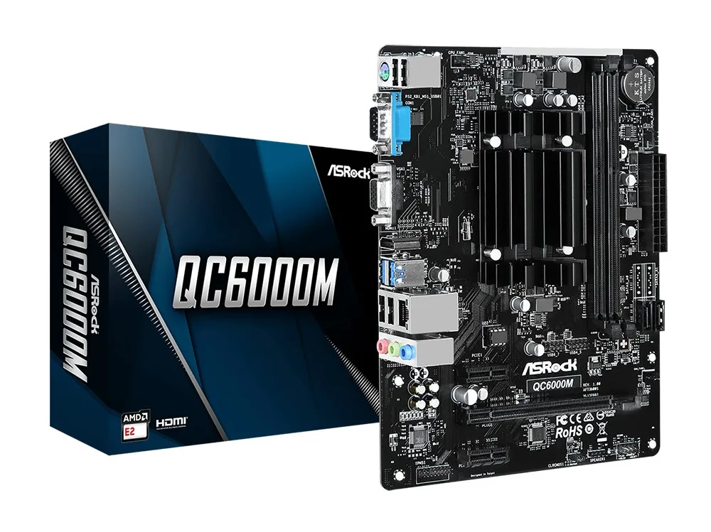 Placă de bază ASRock QC6000M, AMD SoC Platform, Micro-ATX