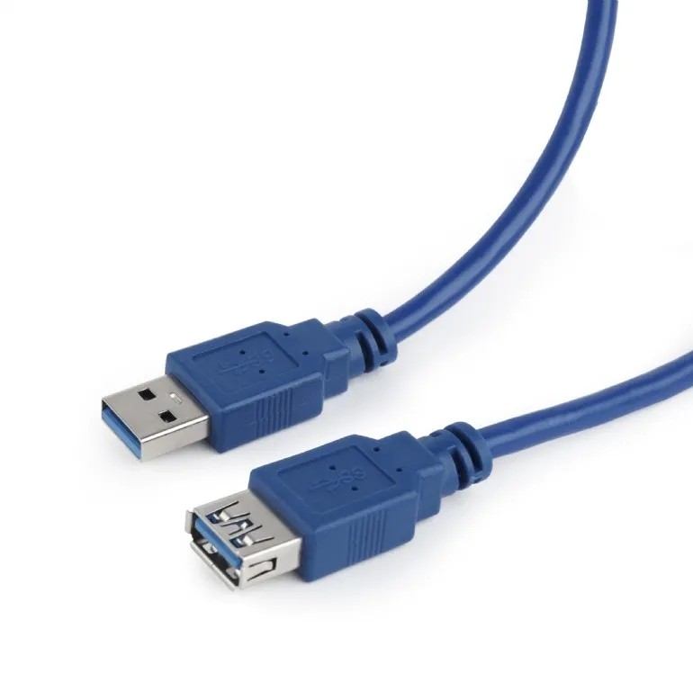 Cablu prelungitor Cablexpert CCP-USB3-AMAF-6, USB Type-A (F)/USB Type-A (M), 1,8m, Albastru