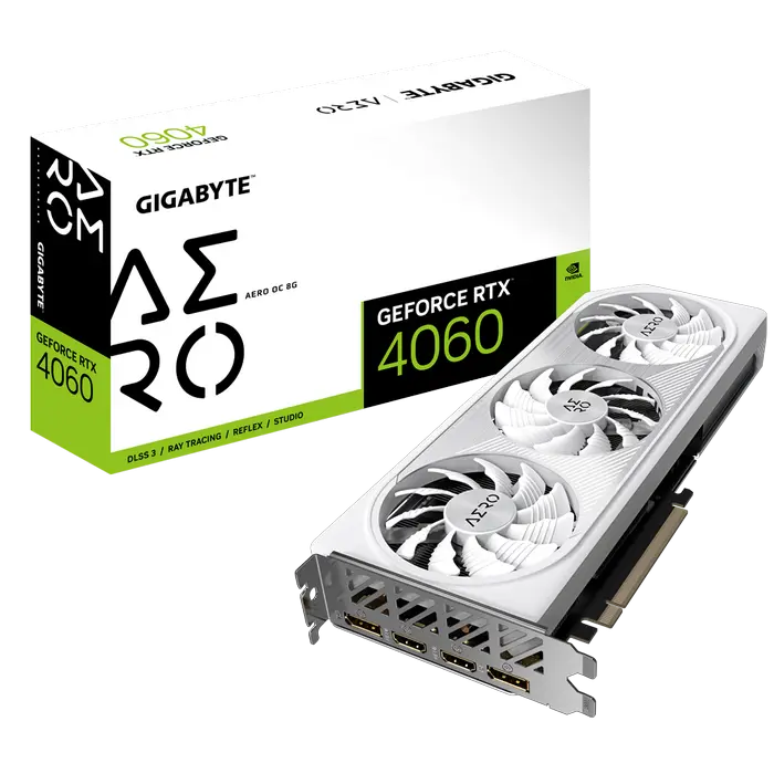 Placă Video Gigabyte GV-N4060AERO OC-8GD,  8GB GDDR6 128bit (GV-N4060AERO OC-8GD)