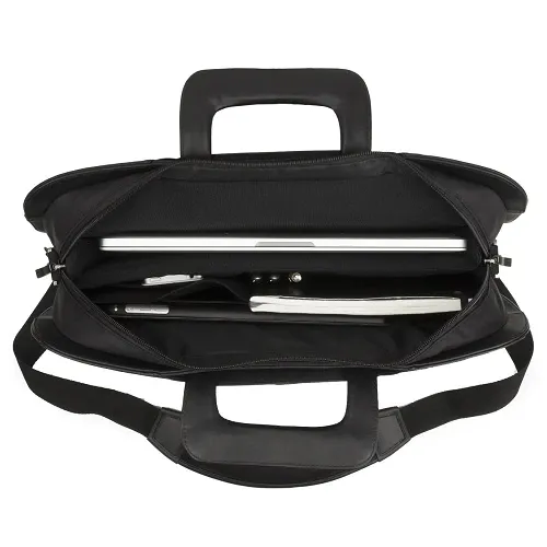 Geantă pentru Laptop DELL Targus Executive, 14", Piele artificială, Negru