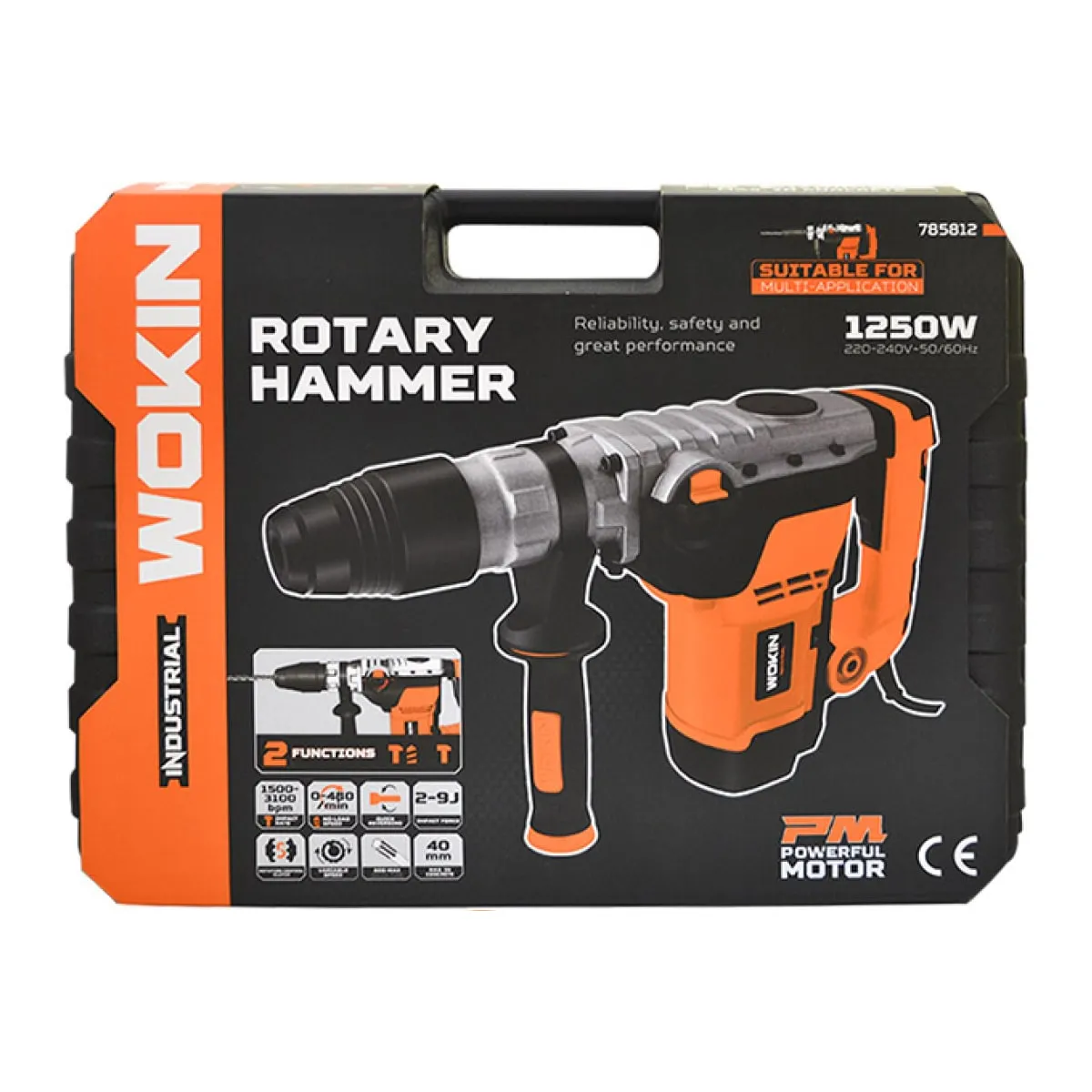 Ciocan rotopercutor Wokin SDS-Max 1250 W