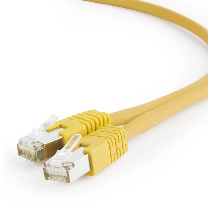 Patch cord Cablexpert PP6U-1M/Y, Cat6 UTP, 1m, Galben