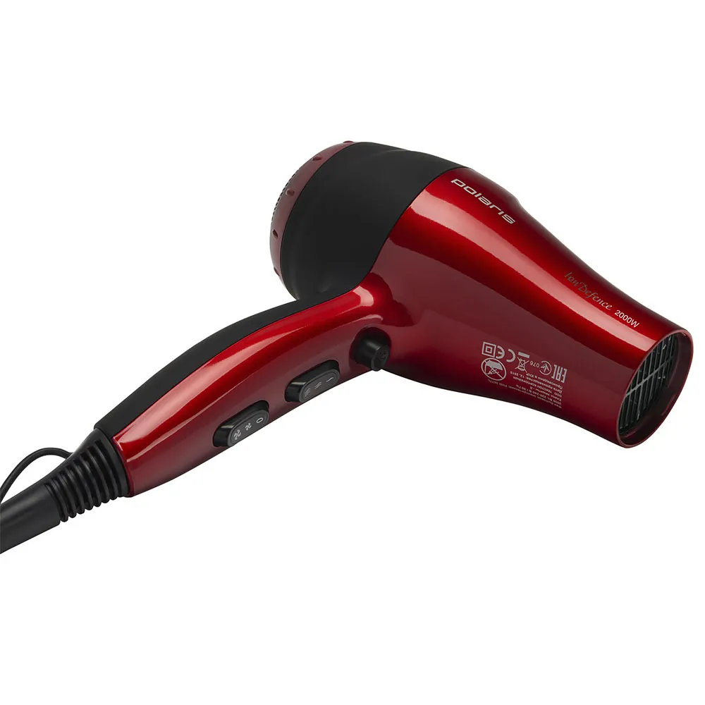 Uscător de păr Polaris PHD 2077i, 2000 W, Rosu | Negru