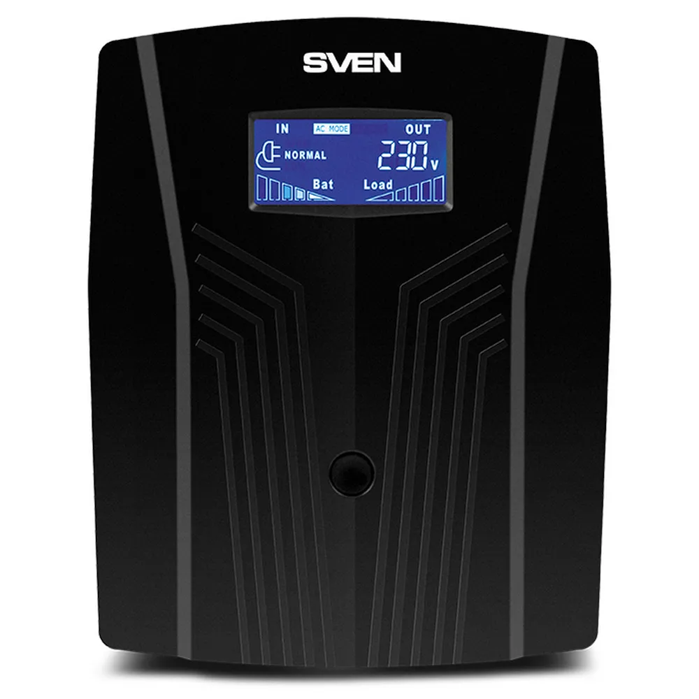 Sursă de alimentare neîntreruptibilă SVEN Pro 1500 LCD, Linear-interactiv, 1500VA, Turn