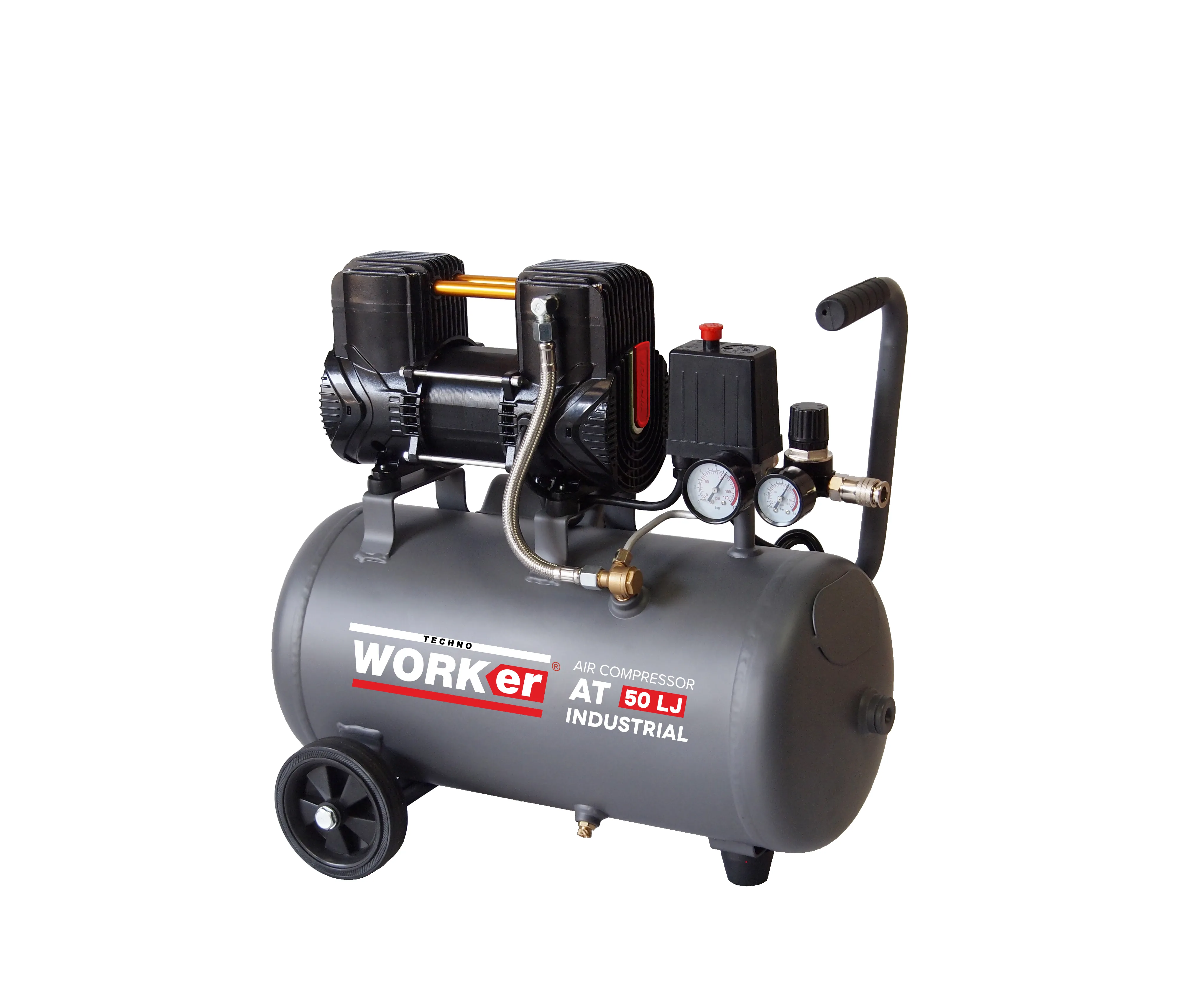Compresor de aer TechnoWorker AT 50 LJ Industrial (Silentios)