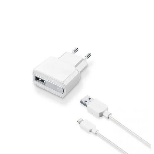 Încărcător Cellularline USB Charger 5W - iPhone e iPod, 5W, Alb