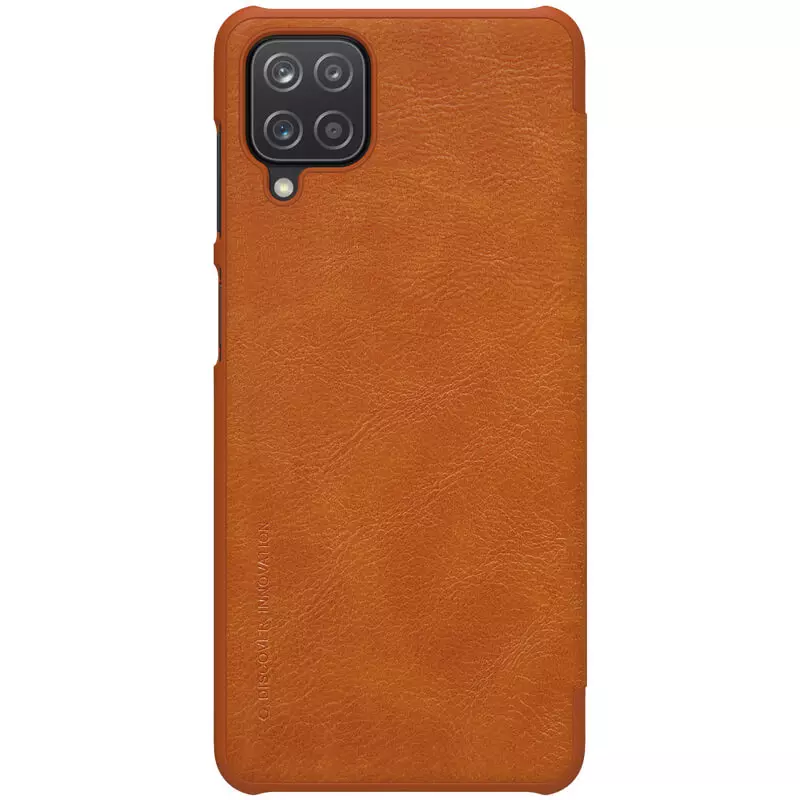 Husă tip carte Nillkin Galaxy A12 - Qin LC, Cafeniu