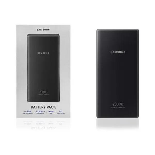 Acumulator extern Samsung EB-P5300XJEGEU, 20000 mAh, Gri