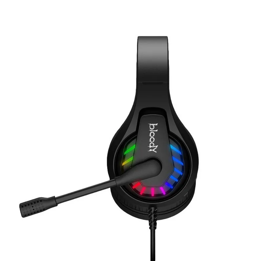 Căști gaming Bloody G230p, USB, Negru