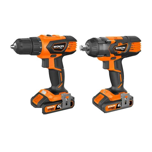 SET Masina insurubat cu impact + Masina de insurubat WOKIN 20V LI-ION