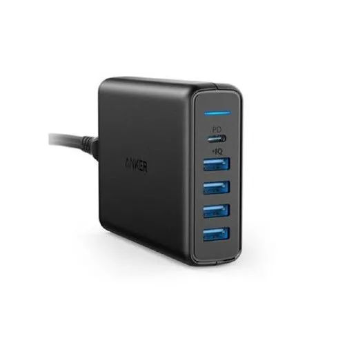 Încărcător Cellularline Multipower 5 FAST+, Negru